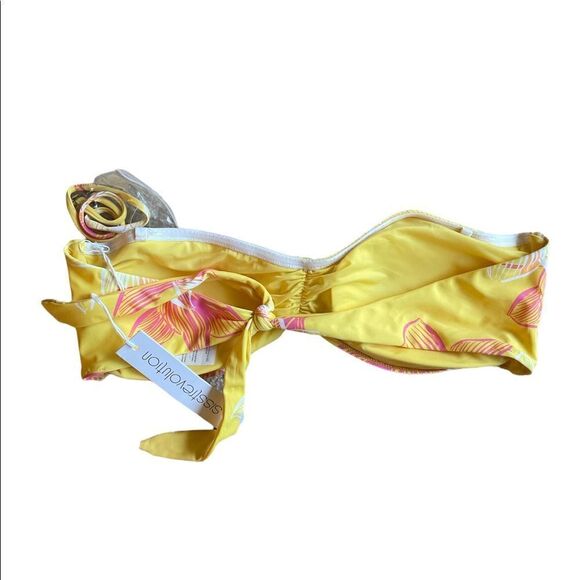 SISSTREVOLUTION  Bandeau Bikini Top Size L - Picture 3 of 6